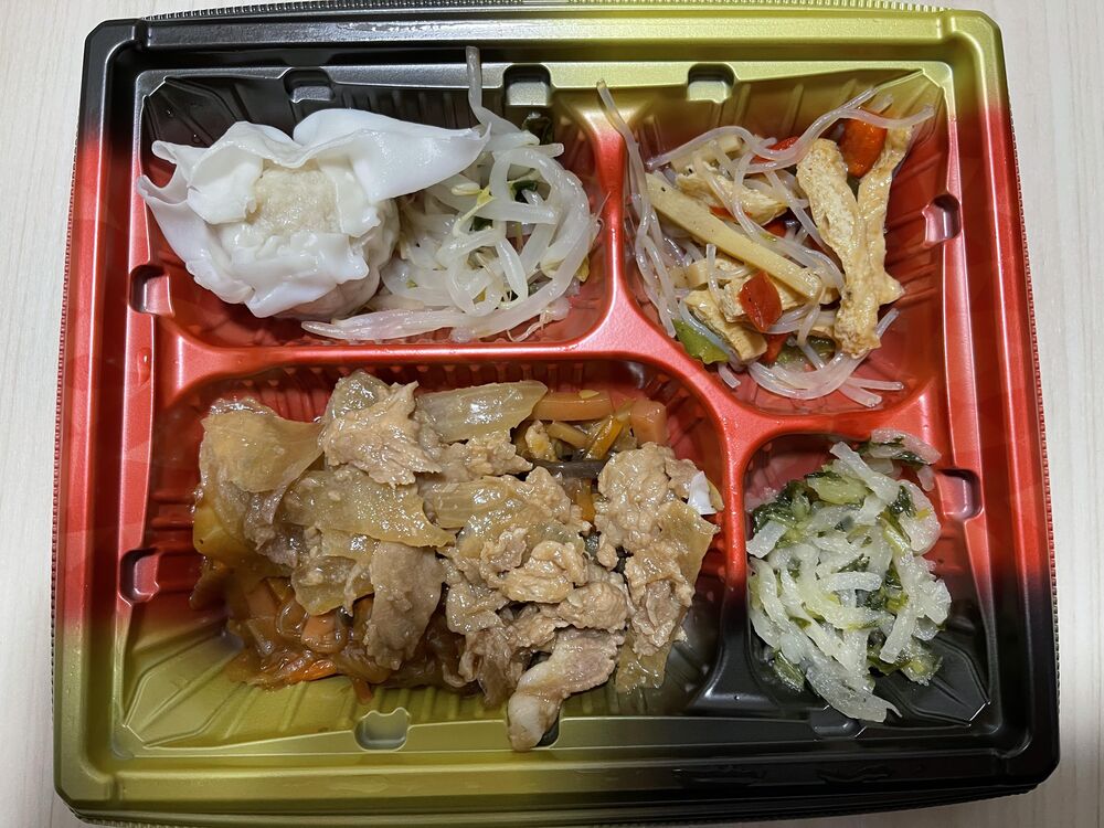 豚肉と野菜の旨煮、肉しゅうまい 等の画像