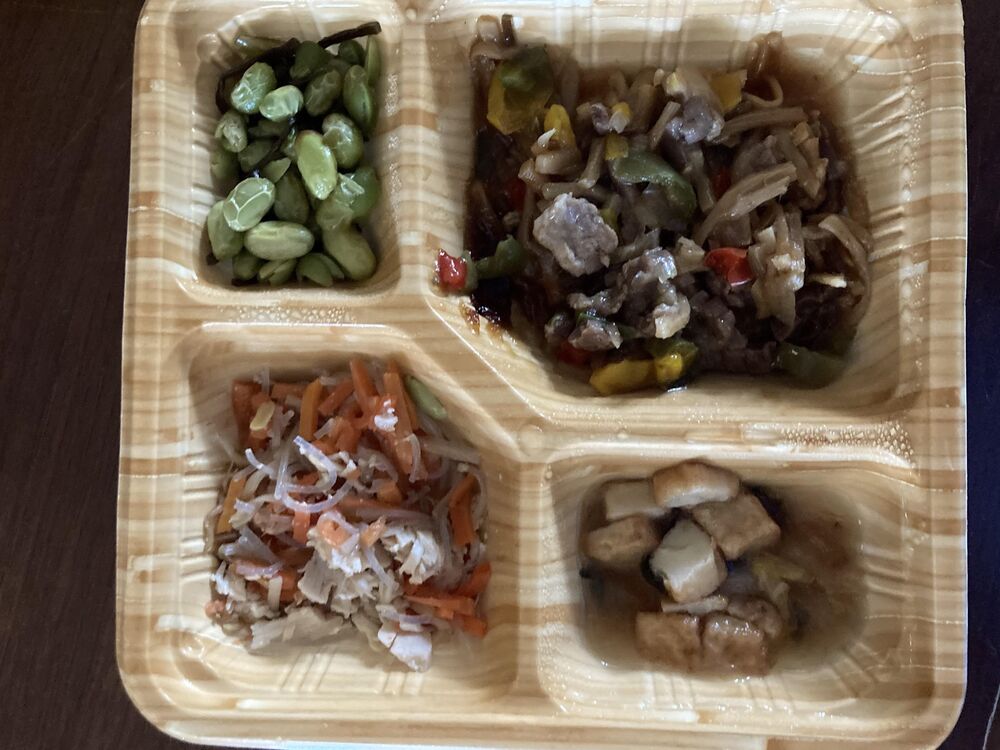 豆サラダ、しらたきのサラダ 等の画像
