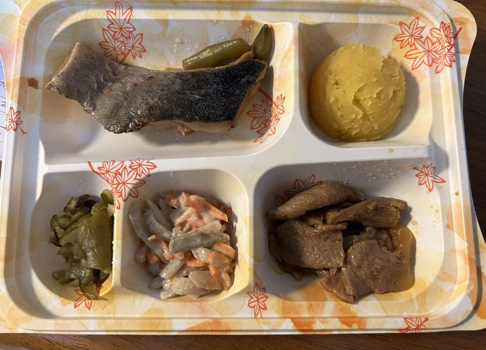 白糸だらの照焼き、味付いんげん 等の画像