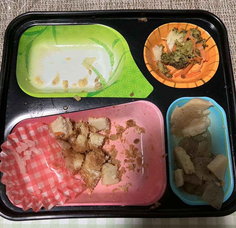 チキンカツ、大根なます 等の画像